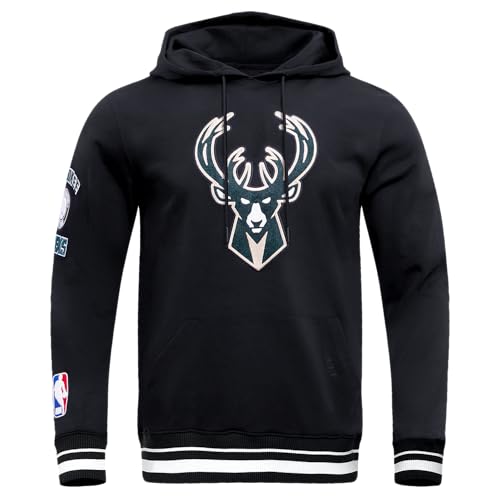 Image of Pro Standard Mens NBA Retro Classics Brushed Back French Terry Pull Over Hoodie