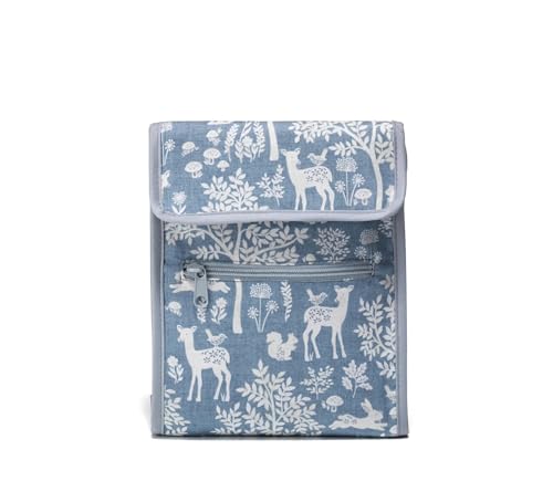 Image of Prym Circular Knitting Needle Case, 9 inch x 7-1 /4 inch, Blue Woodland