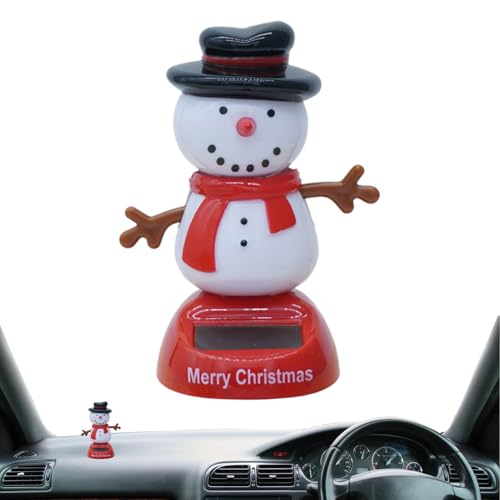 de Navidad alimentados por energía Solar, Bonitos Juguetes de Tablero con diseño Festivo de Dibujos Animados, Ahorro de energía y decoración Atractiva, Ideal para el Interior del