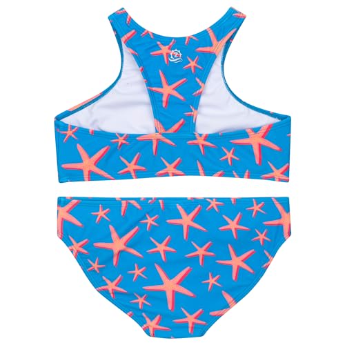 Image of SwimZip Girls' Halter Top and Bikini Bottom 2 Piece Set UPF 50+ Sun Protection