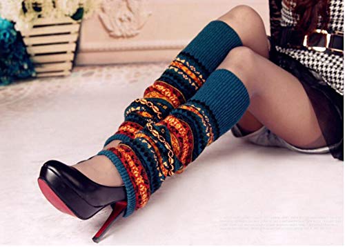 Image of Leg Warmers for Women Long Wool Boot Warmer Thick Warm Leg Warmers for Winter