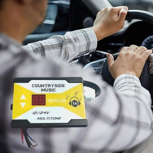 Controlador de sonido de bocina para coche con módulo de música multitono integrado 2