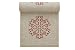 Linen Printed Luncheon Napkin - 7.9 x 7.9 in - 20 units per roll - Natural with Red Snowflake