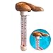 Grbewbonx Thermomètre flottant amusant pour piscine, jacuzzi, jacuzzi, jacuzzi, jacuzzi, bassin parent-enfant