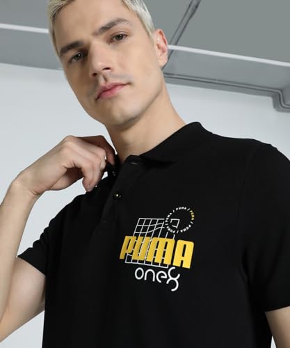 Image of Puma Men's Graphic Print Slim Fit T-Shirt