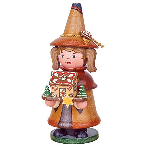 Preisvergleich Produktbild Räuchermännchen Wichtel Pfefferkuchenhaus - 14 cm