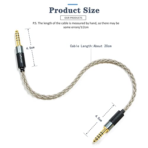 GUCraftsman 4.4mm to 4.4mm Adapter Cable 6N Single Crystal Silver Cable for Zen DAC Zen CAN Oriolus BA300S - Image 4