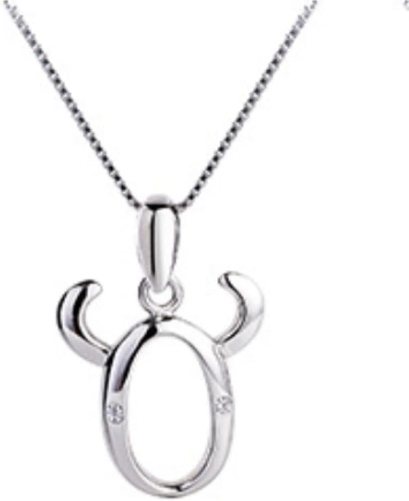 Colliers en Argent pour Femmes S925 LIRU Signe du Zodiaque Taureau
