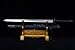 LOONGSWORD Chinese Jian Sword – Hand-Forged 7Cr17MoV High Carbon Steel, Full Tang, Wooden Scabbard & PU Leather Handle – Decorative Martial Arts Collectible