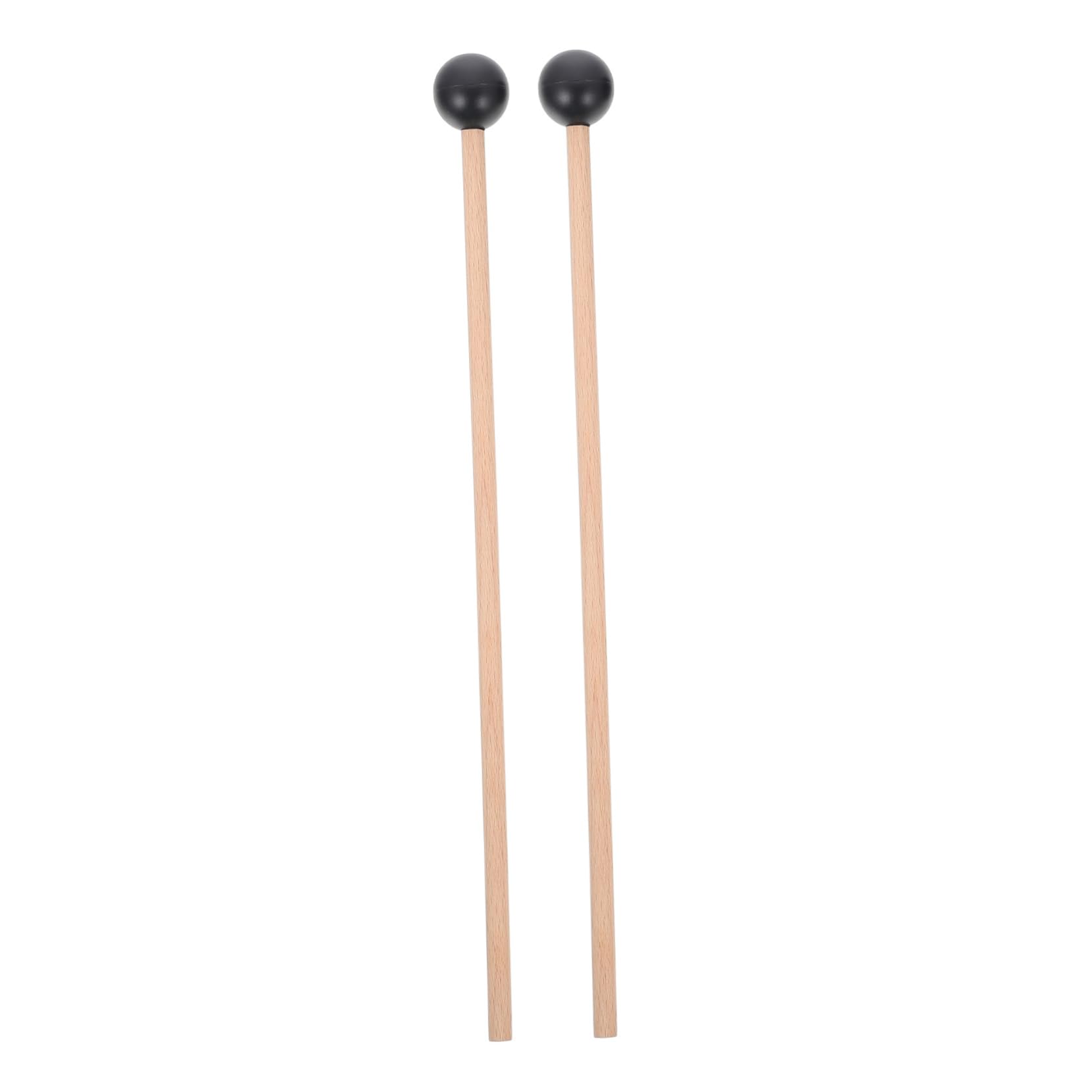 HANABASS 1 Pair Professional Percussion Mallets Marimba Sticks for Tongue Drum and Other Instruments Smooth Finish Durable Safe present for Explore Music