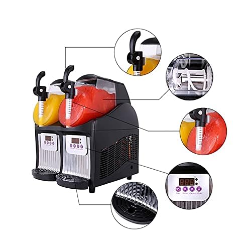 Máquina comercial de granizado de hielo, máquina profesional de granizados congelados de 5 litros, dispensador de bebidas heladas, jugos, té, café, cafeterías, restaurantes, cafeterías