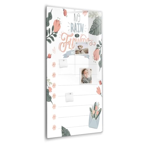 Tableau verre magnétique mural au design élégant pour intérieur haut de gamme 60x120