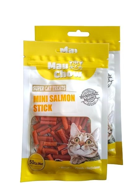 See full amazon price history chart for Mau Chow All Life Stages Mini Salmon Stick Treats For Cat (Pack Of 2) Mau Chow All Life Stages Mini Salmon Stick Treats For Cat (Pack Of 2) (B0BNBX6N4M) Amazon Price History, Amazon Price Tracker