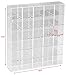 Adjustable Rock Display Case Clear Acrylic Collection Box with Mirrored Arrowhead Stones Storage Display Case Mineral Crystal Collectibles Holder Organizer Showcase Shelves with Lid
