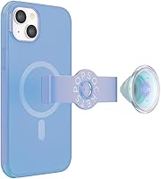 Vista 81 de PopSockets iPhone 14 Plus Case with Phone Grip and Slide Compatible with MagSafe, Phone Case for iPhone 14 Plus, Wireless Charging Compatible - Pink