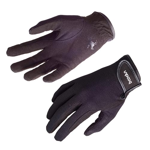 GALPADA Professional Riding Gloves for Equestrian Training Comfortable Breathable Touchscreen Capable Black Size l