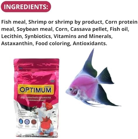 Optimum Mini Pellet Fish Food (Original from Tunai Store) (500g, Mini Pellets)