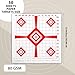 gisgfim 200 Sheets Paper Shooting Targets 12x12 in Targets for Shooting Range Paper Precision Sight in Target Shooting Target Stand for Outdoors Paper Target Highly Visible Targets for Practice