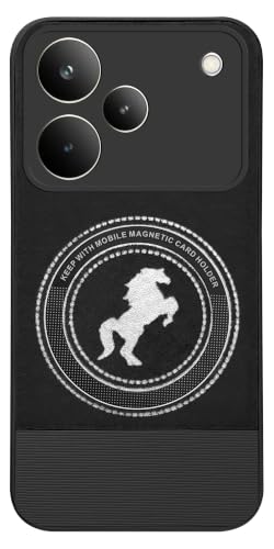 Jkobi PU Leather Back Cover for Realme P4 Pro (Black, MagSafe) - Image 2