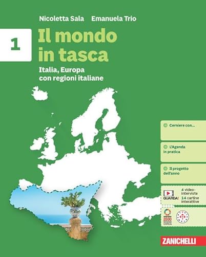 9788808727688 Il mondo in tasca. Con Regioni italiane. Per la Scuola media. Con Contenuto digitale (fornito elettronicamente). Italia, Europa (Vol. 1)