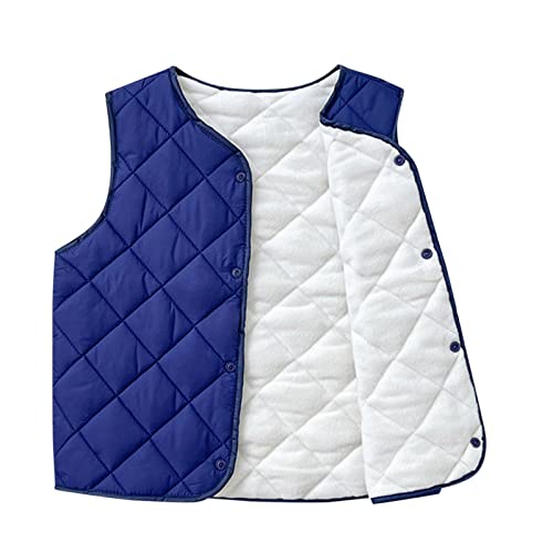 Toddler Children Kids Baby Boys Girls Winter Solid Coats Sleeveless Vest Jacket Outer Outwear Children's Padded