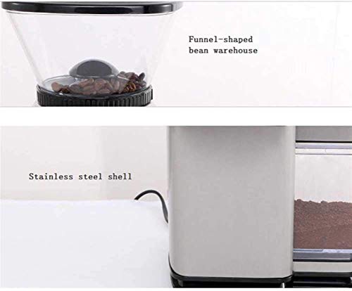 ZOUSHUAIDEDIAN Kaffeemühle elektrische, elektrische Kaffeemühle, for Kaffeebohnen, Nüsse, Gewürze, Samen, Körner und… – Bild 5