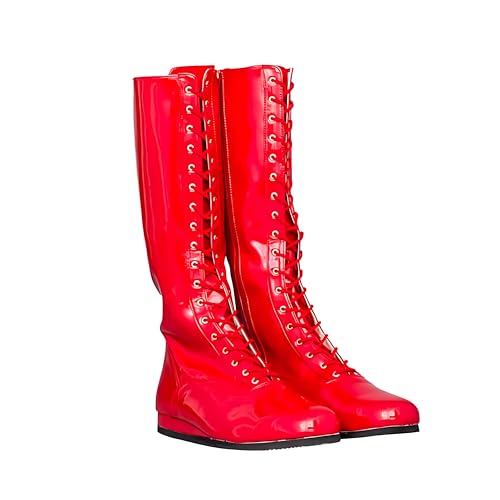 Pro Wrestling Costume Boots - Unisex Superhero Cosplay Boots