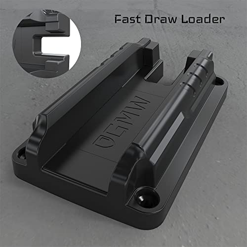GMW Gun Magnet, 43 lbs. Rating Fast Draw Loader Car Holster, Cavalry Series Magnetic Gun Mount for Vehicle, Gun Magnet for Vehicle, Car, Truck, Desk, and Wall… - Thumbnail 5