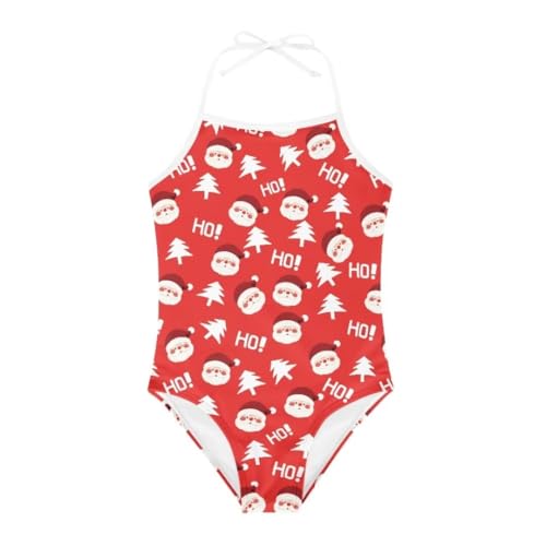 Image of Cute Christmas One-Piece Swimsuits Beach Swimwear Bathing Suit for 3-10 Years Girls