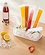 100 Stück Popsicle Taschen, Wassereis Tüten, Popsicle Formen Beutel, BPA-frei Eis Pop Beutel, mit einem Trichter, für DIY Joghurt Sticks Frucht Smoothies Eiscreme