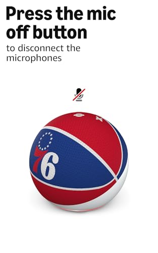 Image of Amazon Echo Dot (newest model) | Officially Licensed NBA Limited-Edition | Philadelphia 76ers