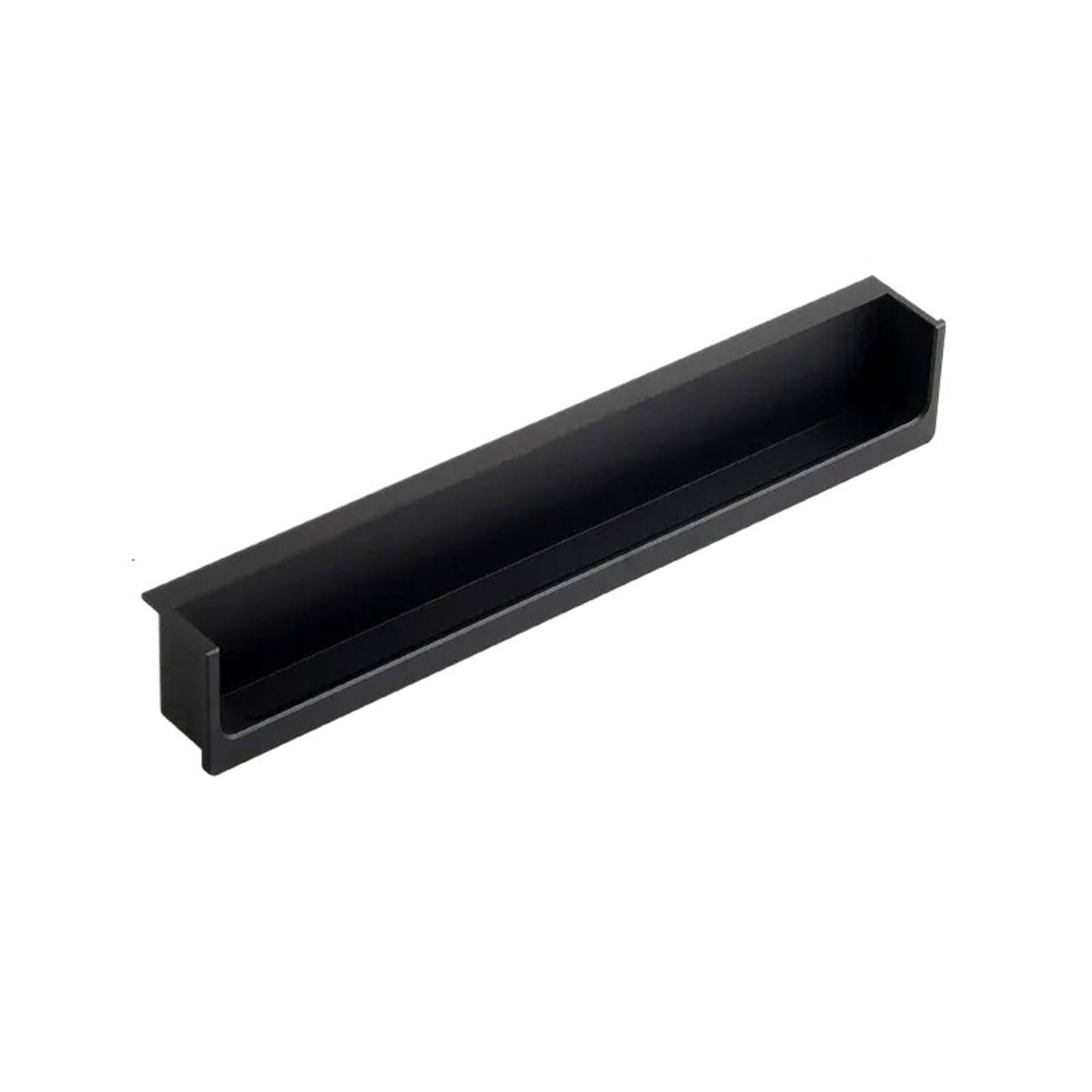 Rgoemhj One Color Concealed Pulls White Wardrobe Doors Handles Black Cabinets Drawers Recessed Finger Embedded Hidden For Doors