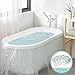 Produktbild todaytop 50er Pack Einweg-Badewannenabdeckung Liner 102"x47 - Ultra Large Bathtub Liner Plastiktüte für unterwegs/Hotel Badewannen/Haushalt/Salon/SPA (Einzelpaket)