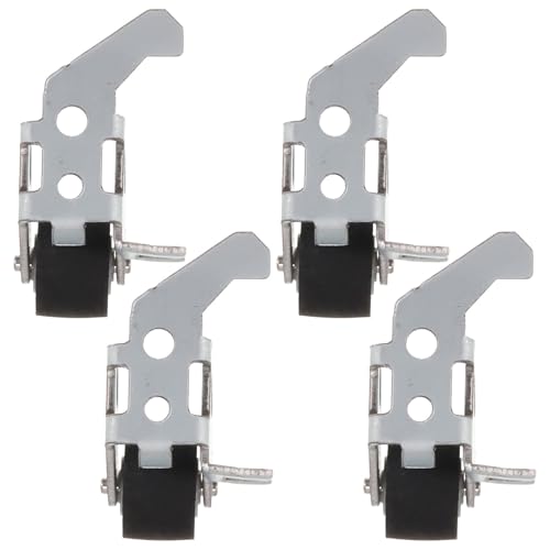 iplusmile Rodillo de Presión para Cinta de Grabadora y Audio, 9 MM, Set de 4 Unidades Metálicas, Repuesto para Mantenimiento Profesional en Grabadoras de Cinta