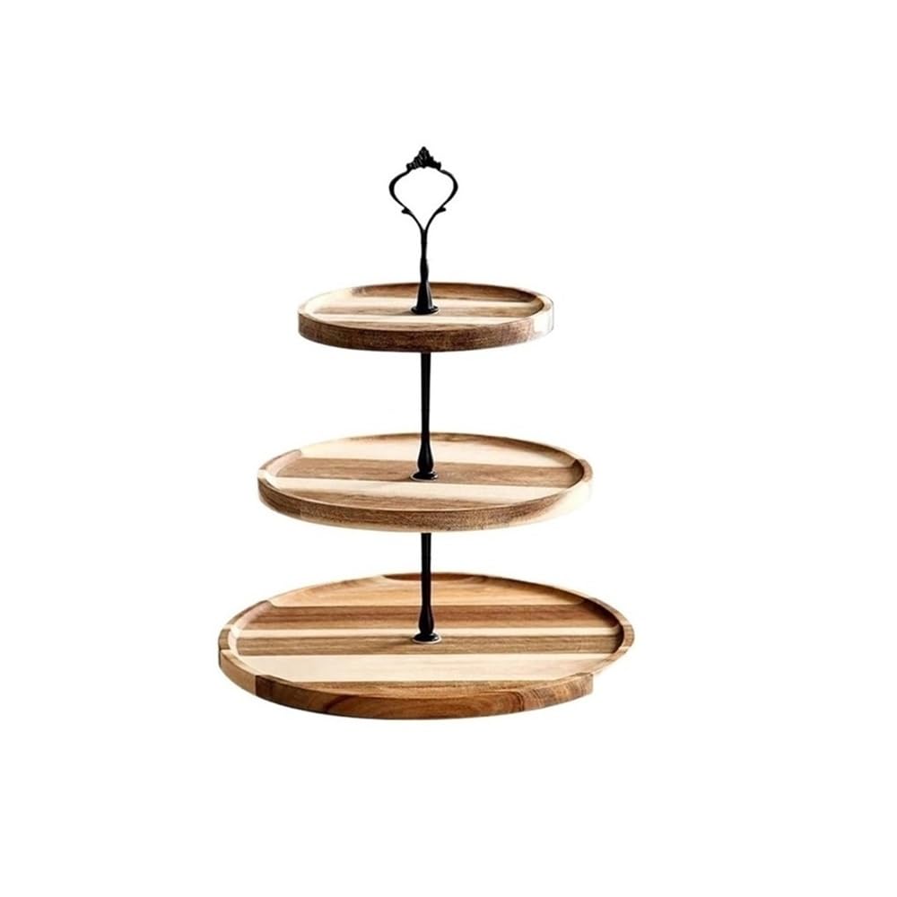 Bx9rE7tK3g Cake Stand Wooden Cupcake Stand Large 3 Tier Cake Serving Tray Rustic Dessert Display Stands Cake Display Stand