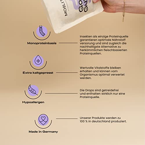 Moolito Good GUUUTs – Magenschutz für Hunde – Hundeleckerlies mit Probiotika und Präbiotika Hund für gesunde Magen Darmflora Hund – Getreidefrei, Monoprotein, kaltgepresst (320 g)