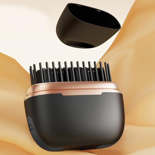 Herramienta pequeña eficiente para alisar el cabello con tecnología de calentamiento rápido en 30 segundos, portátil para mujeres, adolescentes y familia, cepillo seguro miniatura 4