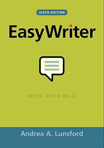 EASY WRITER WITH 2016 MLA 1319050913 Book Cover
