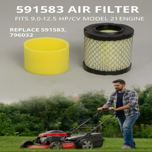 Image of 591583 Air Filter & 796032 Pre-Filter Cleaner Replacement Parts Kit, Replaces 5429K, 591383(1 Set)