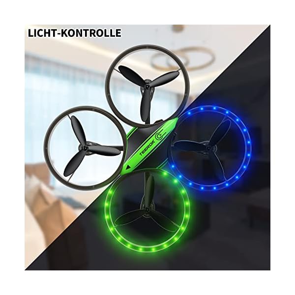 TEEROK T15 Mini Drohne für Kinder, RC Quadcopter mit 2 Akkus, Automatische Höhenhaltung, 3D Flip, Headless Modus, One Key Start Mini Drone Ideal Geschenk für Anfänger Mädchen – Bild 3