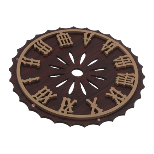 Dial Práctico para Reloj de Pared Vintage con Acabado Detallado de Números Romanos 8