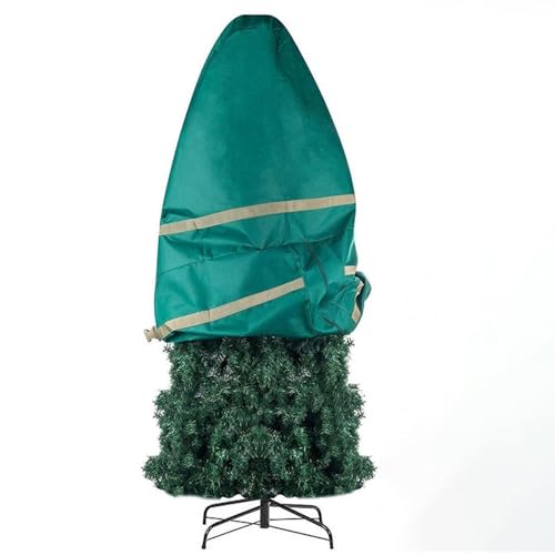 Qianly Christmas Tree Dust Cover, Outdoor Furniture Protection Bag, Protect Cover Waterproof Xmas Tree Bag Christmas Tree Cover, 7 inch