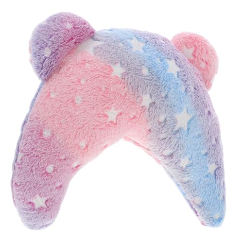 BESPORTBLE Glow in The Dark Pillow for Small Dogs and Cats U-Shaped Neck Pillow Calming Pet Comfortable Sleep for Animals