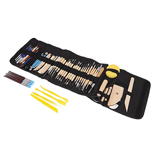 Ferramentas de Argila de Polímero, 61 Unidades Conjunto de Ferramentas de Escultura de Argila de Pol