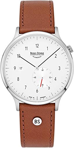 Bruno Söhnle Mens Analogue Quartz Watch with Leather Strap 17-13212-261