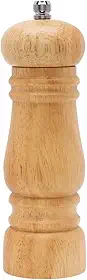 Mimo Style Moedor Manual Para Pimenta e Sal, Ideal Para Moer Grãos e Condimentos Secos, Produzido Inteiramente em Madeira, Moedor de Cerâmica Com Pino Regulador de Tamanho do Grão, Fácil Manuseio