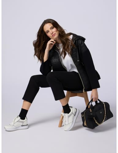 Oltre: Pantaloni Chino Misto Tencel Nero. 44 Stagione Primavera Estate 2025. - 2