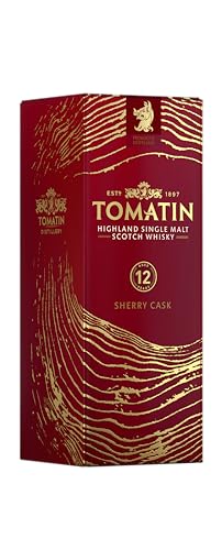 Tomatin 12 Years Old SHERRY CASK 40% Vol. 0,7l in Geschenkbox