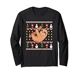 Photo Gallery buon natale ugly christmas animale carino zoo bradipo maglia a manica Photo Gallery buon natale ugly christmas animale carino zoo bradipo maglia a manica