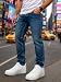 JACK & JONES Herren Jeans Mike ARIS Comfort Fit Denim Herrenhose (34W / 32L, Dark Blue Denim)